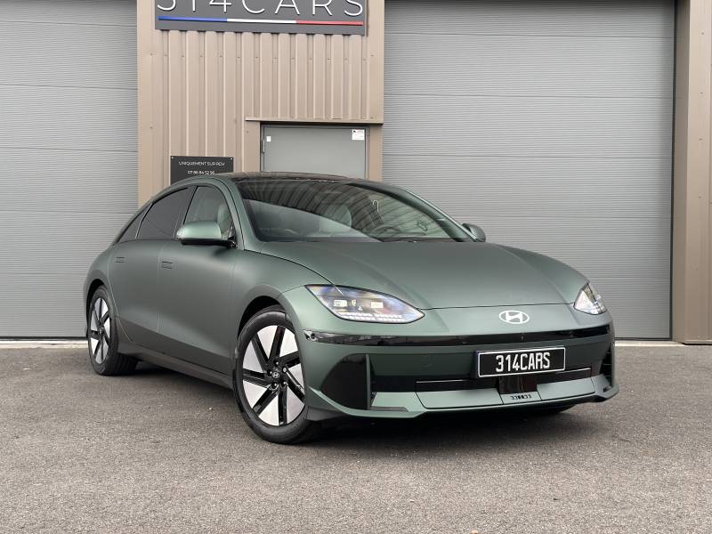 Pose d'un covering complet sur une Hyundai Ioniq 6 de 2023 à Roanne près de Saint-Etienne et Lyon, par 314CARS