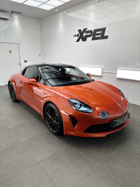 Film brillant XPEL sur Alpine A110S – Partenaire club Alpine GARA