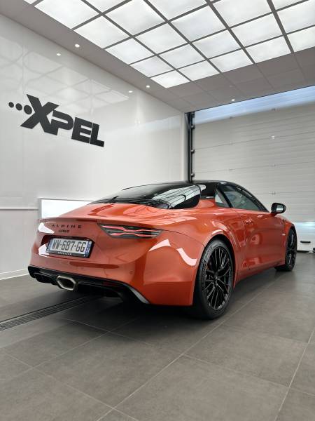 Pose PPF Alpine A110S Orange Feu – 314CARS Loire