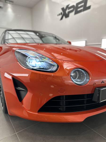 Film transparent auto-cicatrisant A110S XPEL sur Alpine A110S