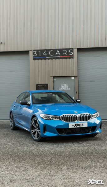 PPF XPEL coloré posé par 314CARS à Roanne, disponible aussi en teinte Porsche Miami Blue